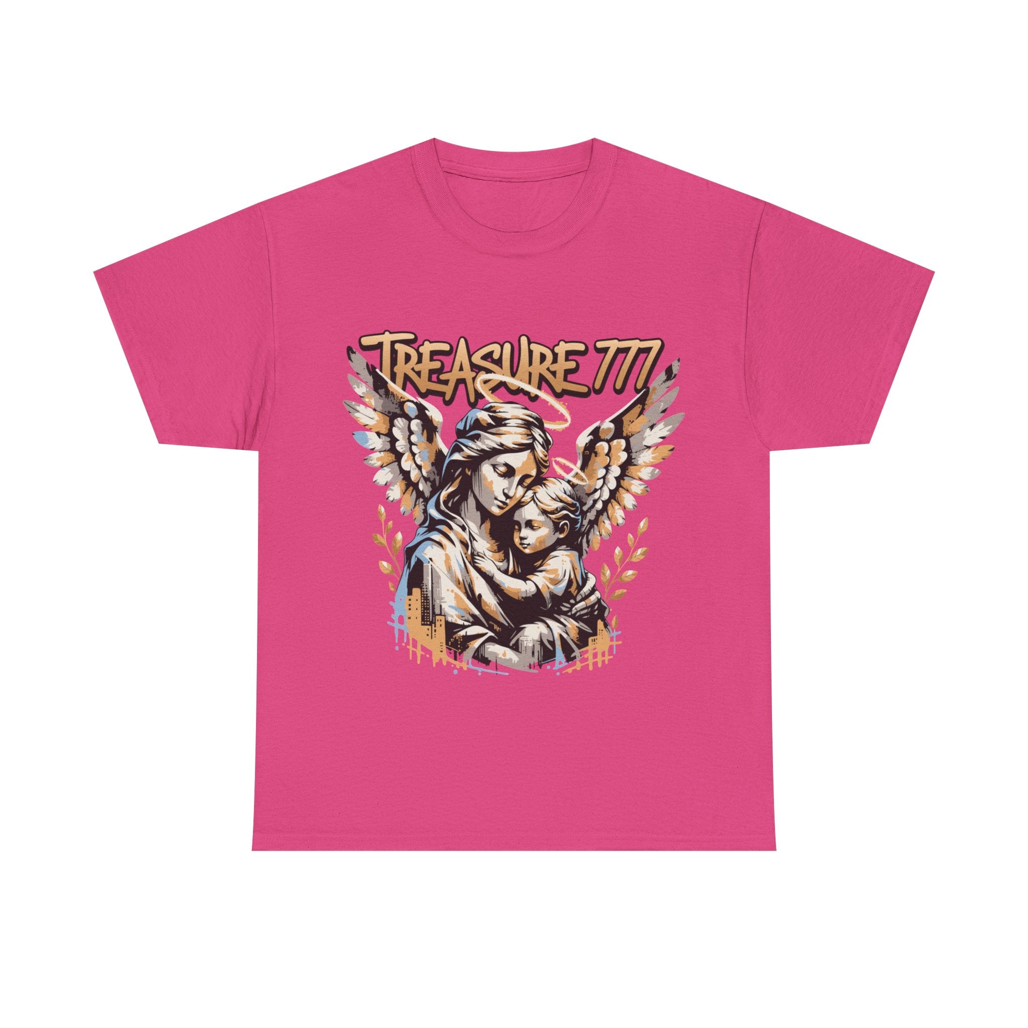 Treasure 777 Angel T-Shirt — Vintage Religious Graphic Tee