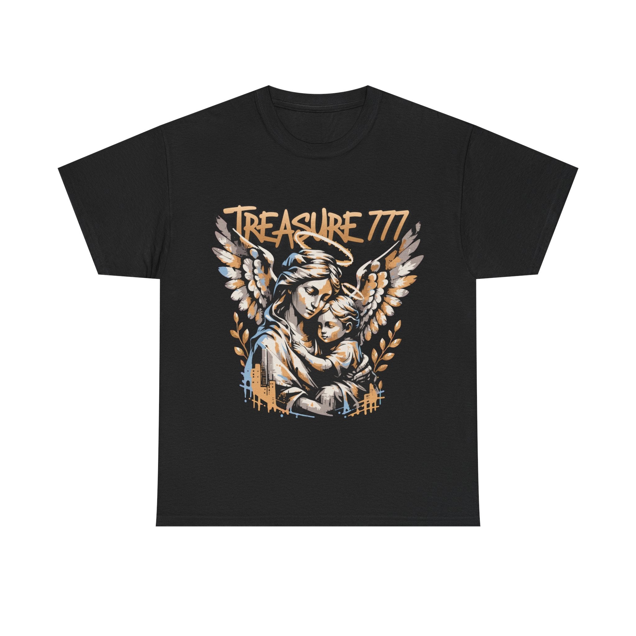Treasure 777 Angel T-Shirt — Vintage Religious Graphic Tee