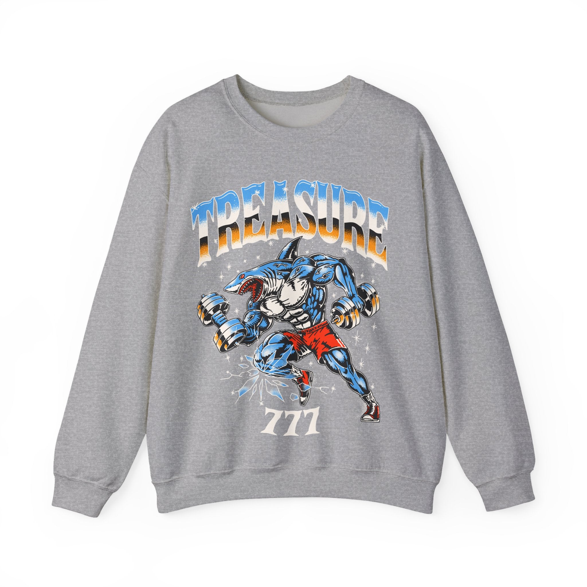 Gym Shark Crewneck Sweatshirt – Treasure 777