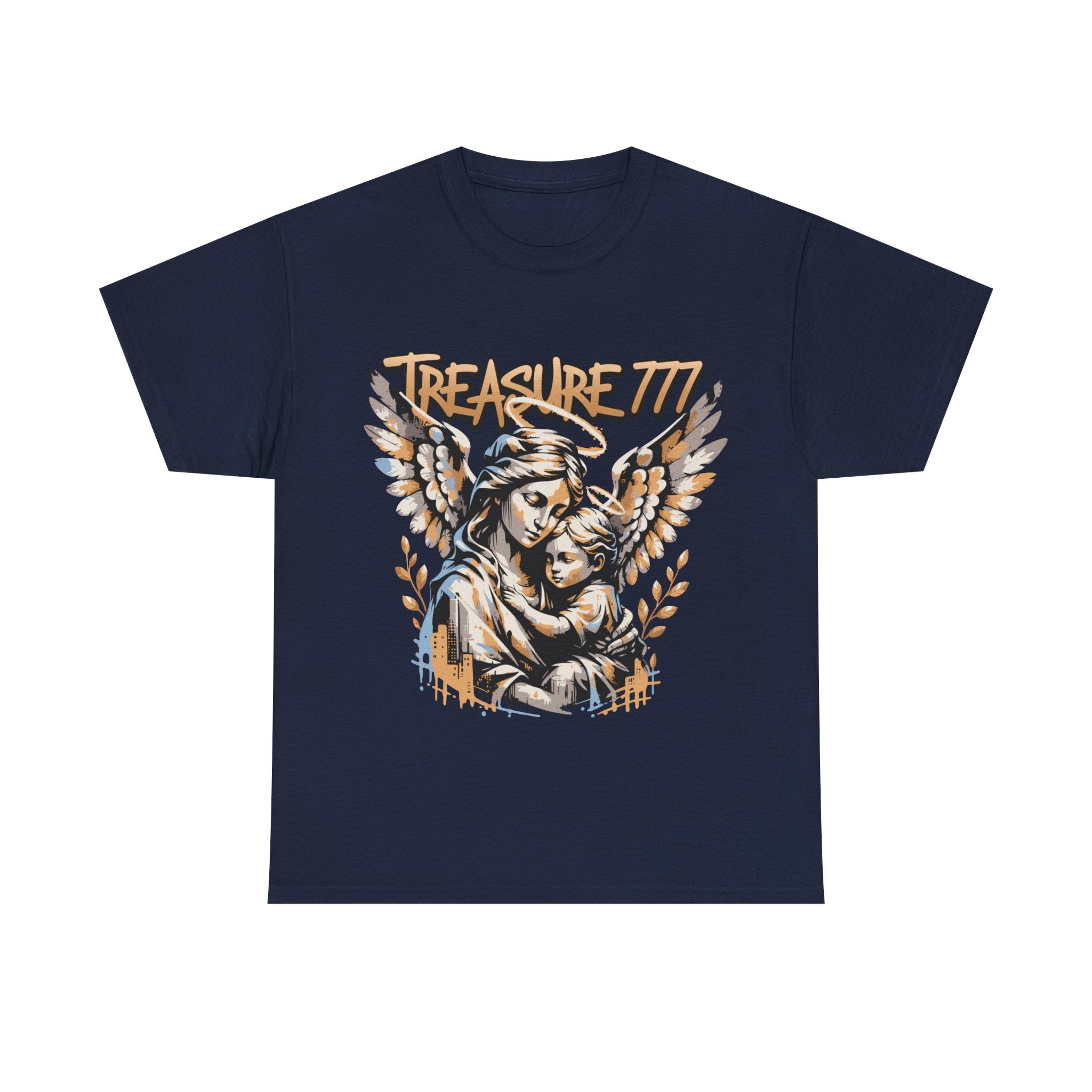 Treasure 777 Angel T-Shirt — Vintage Religious Graphic Tee