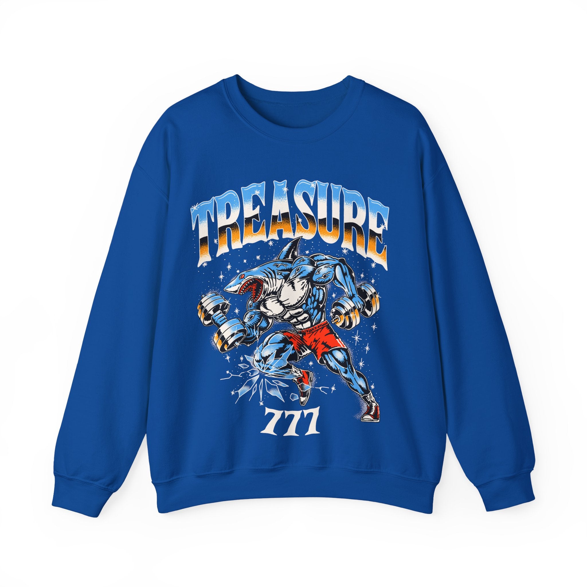 Gym Shark Crewneck Sweatshirt – Treasure 777