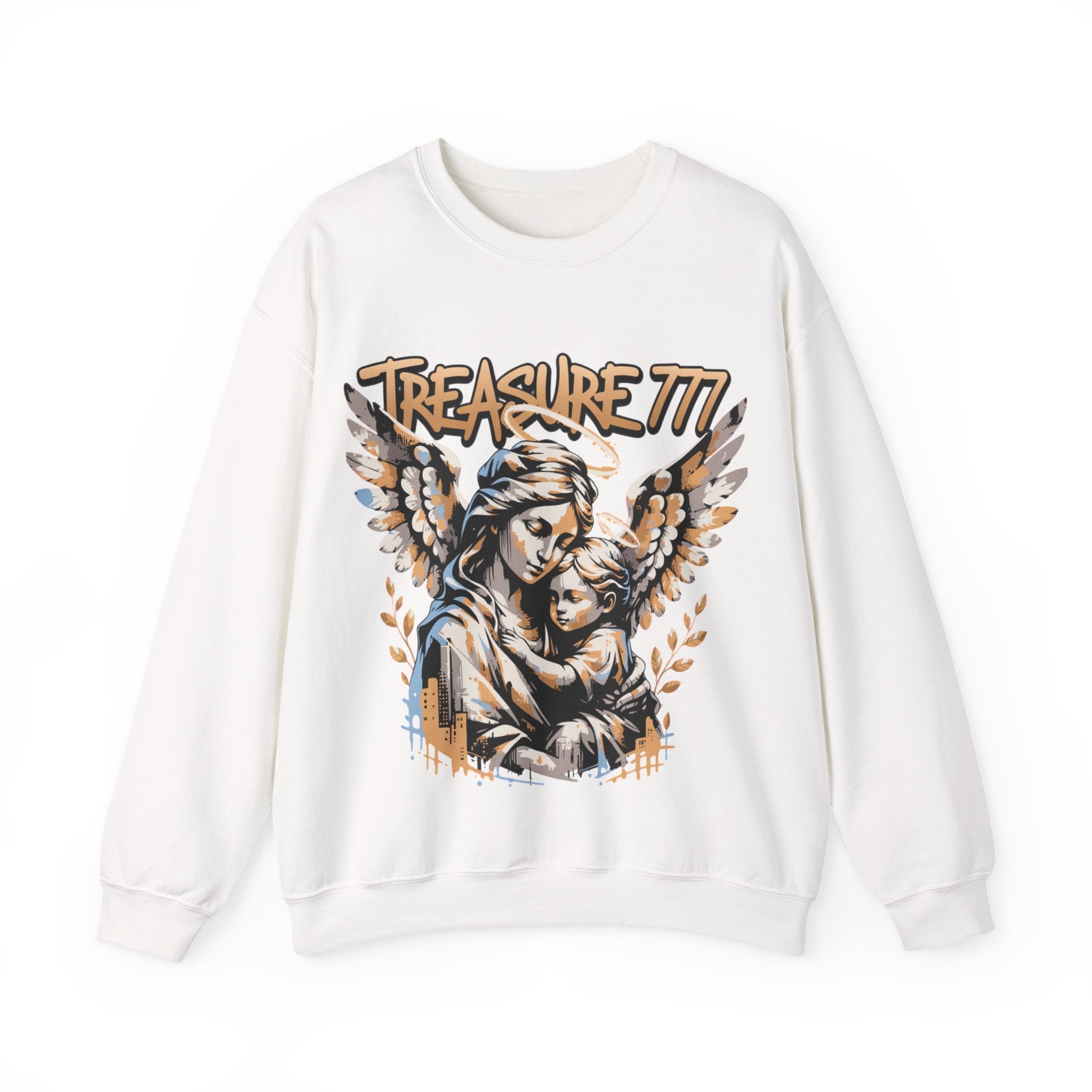 'Treasure 777' Angelic Madonna Graphic Crewneck