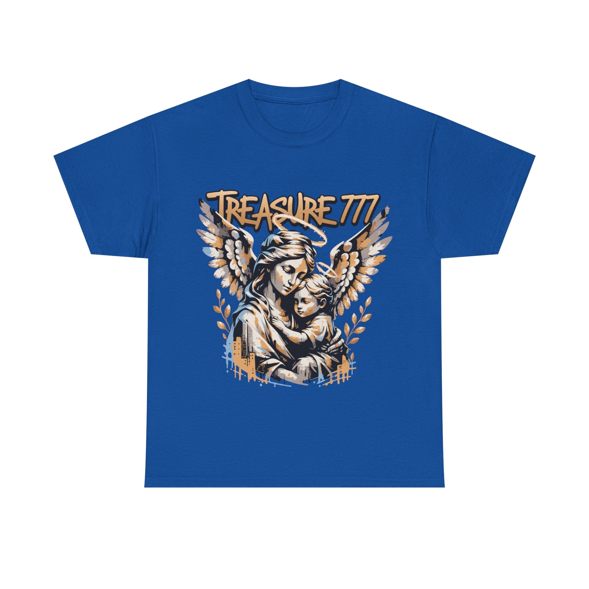 Treasure 777 Angel T-Shirt — Vintage Religious Graphic Tee