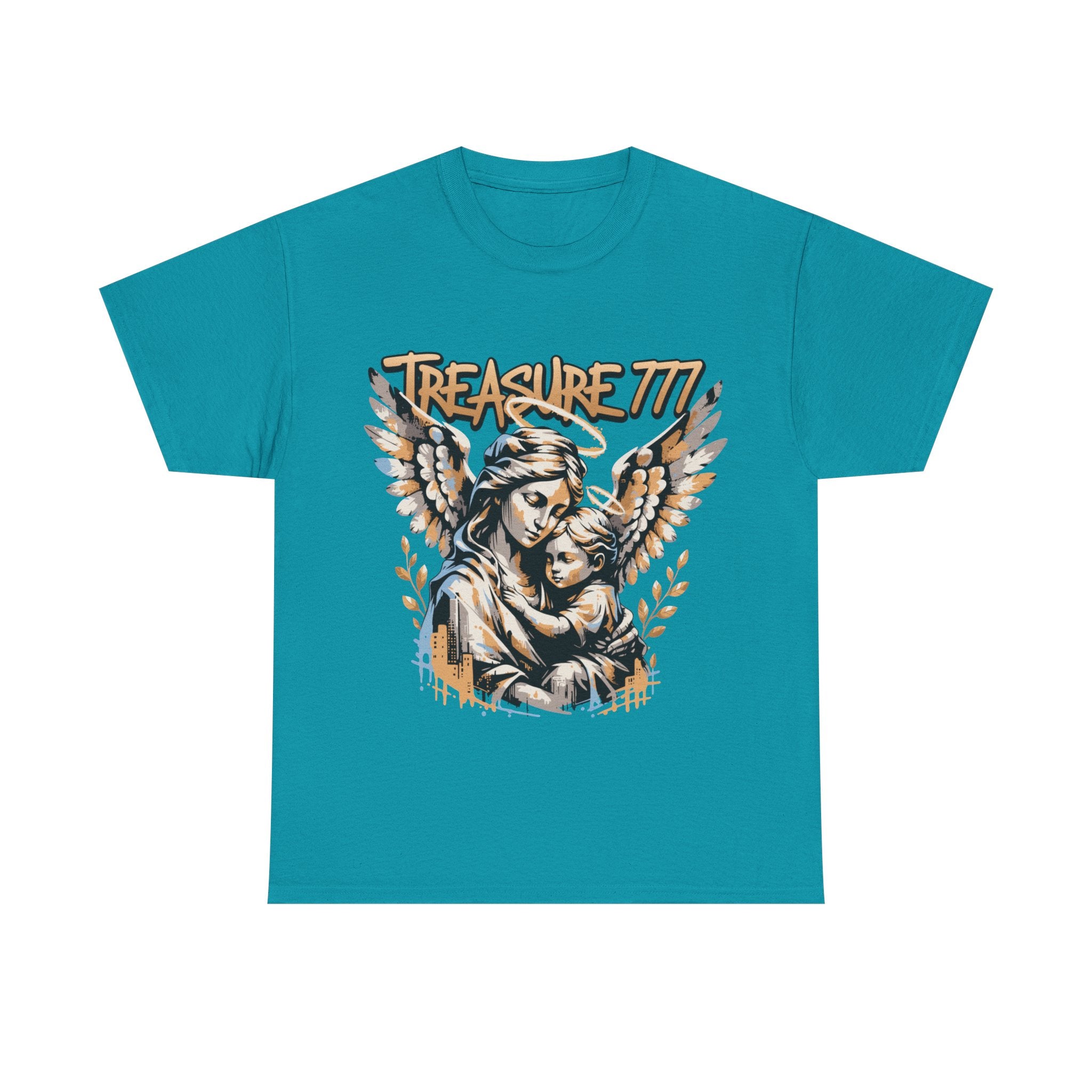 Treasure 777 Angel T-Shirt — Vintage Religious Graphic Tee