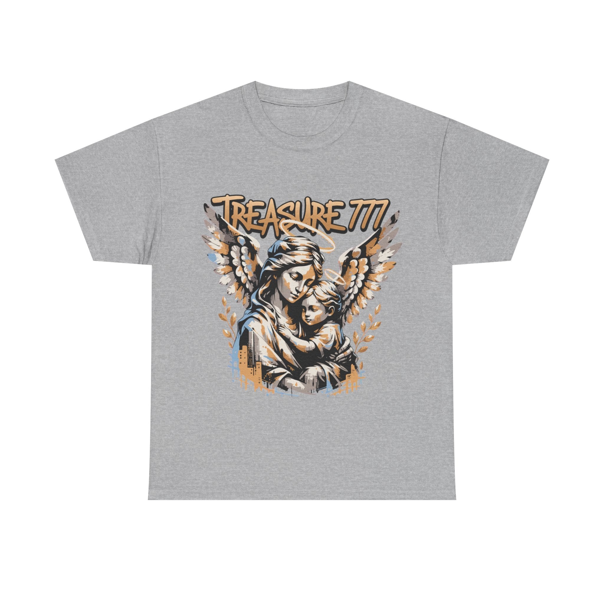 Treasure 777 Angel T-Shirt — Vintage Religious Graphic Tee