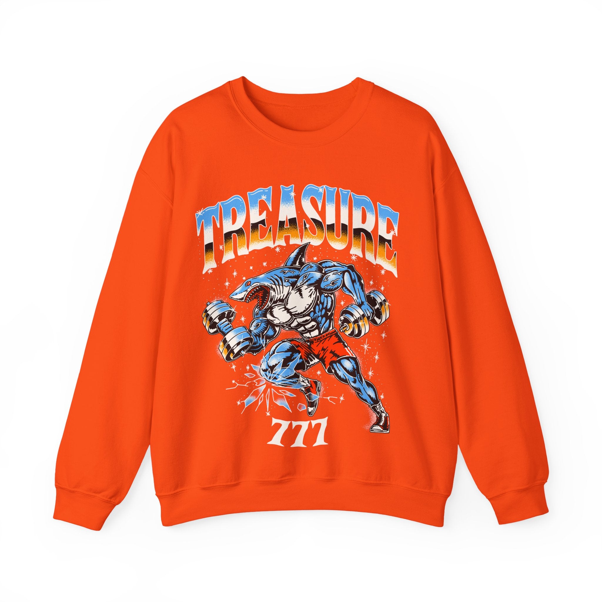 Gym Shark Crewneck Sweatshirt – Treasure 777