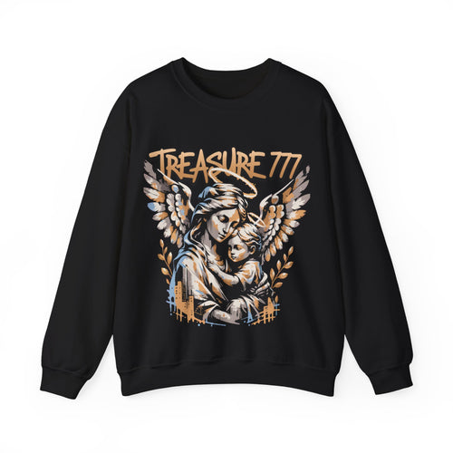 'Treasure 777' Angelic Madonna Graphic Crewneck