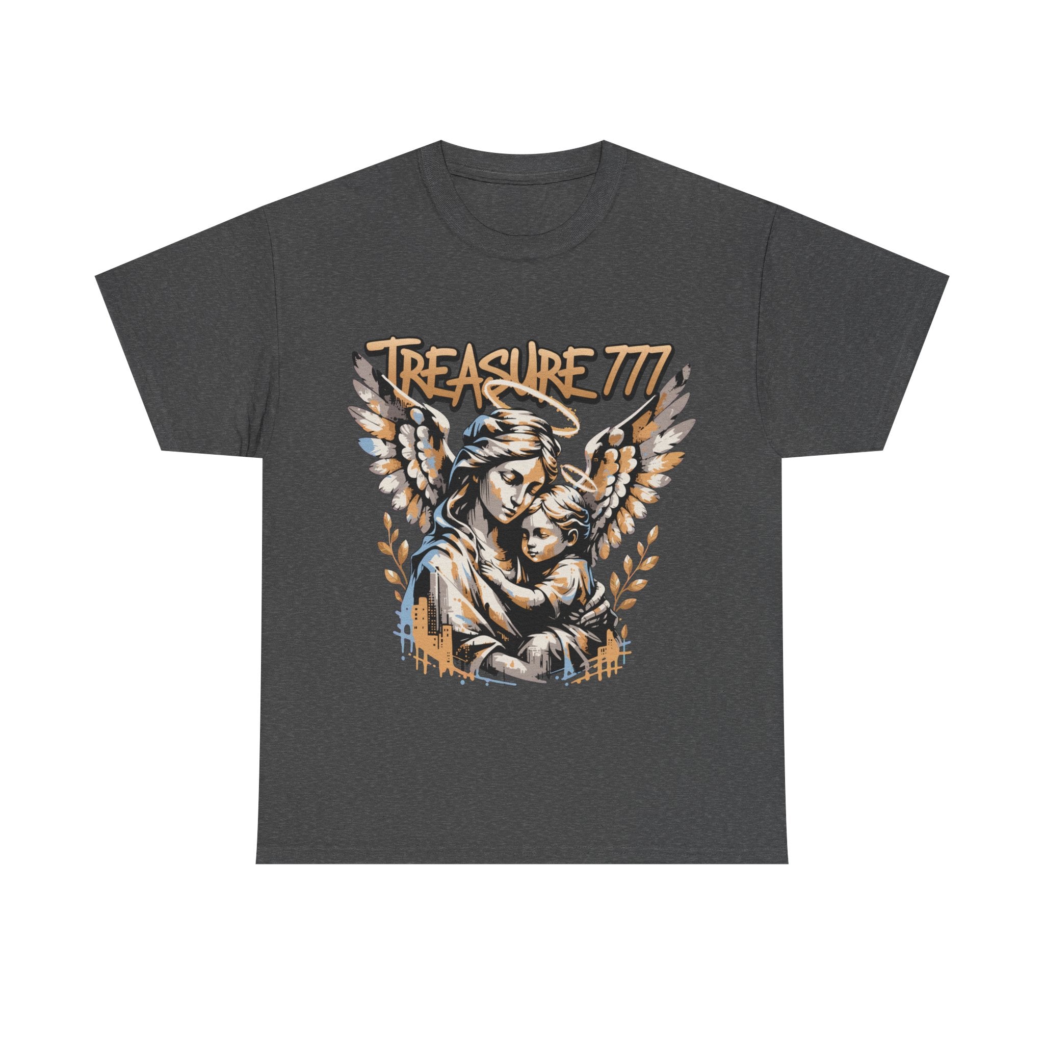 Treasure 777 Angel T-Shirt — Vintage Religious Graphic Tee