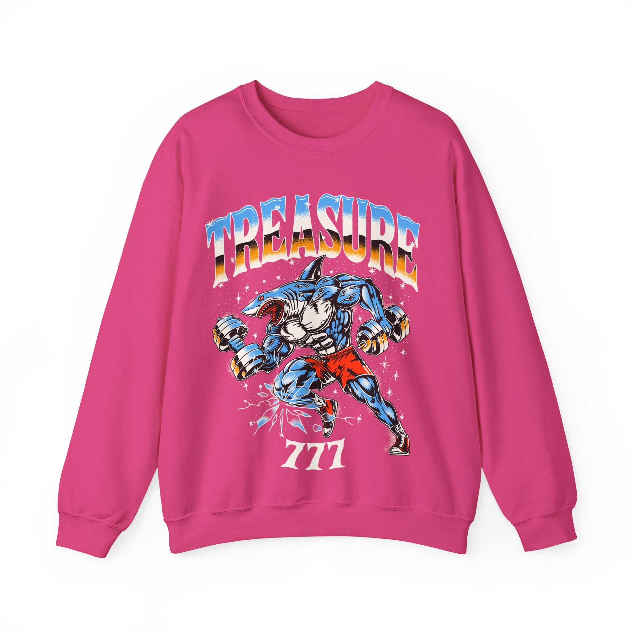 Gym Shark Crewneck Sweatshirt – Treasure 777