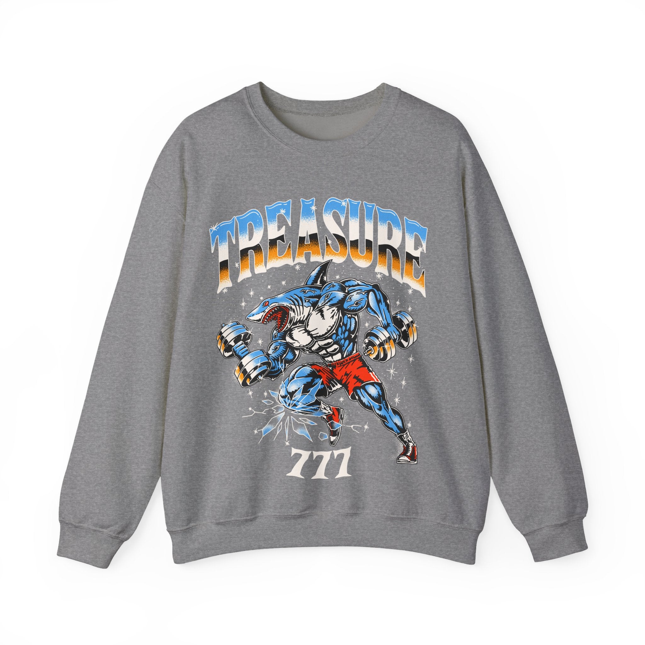 Gym Shark Crewneck Sweatshirt – Treasure 777