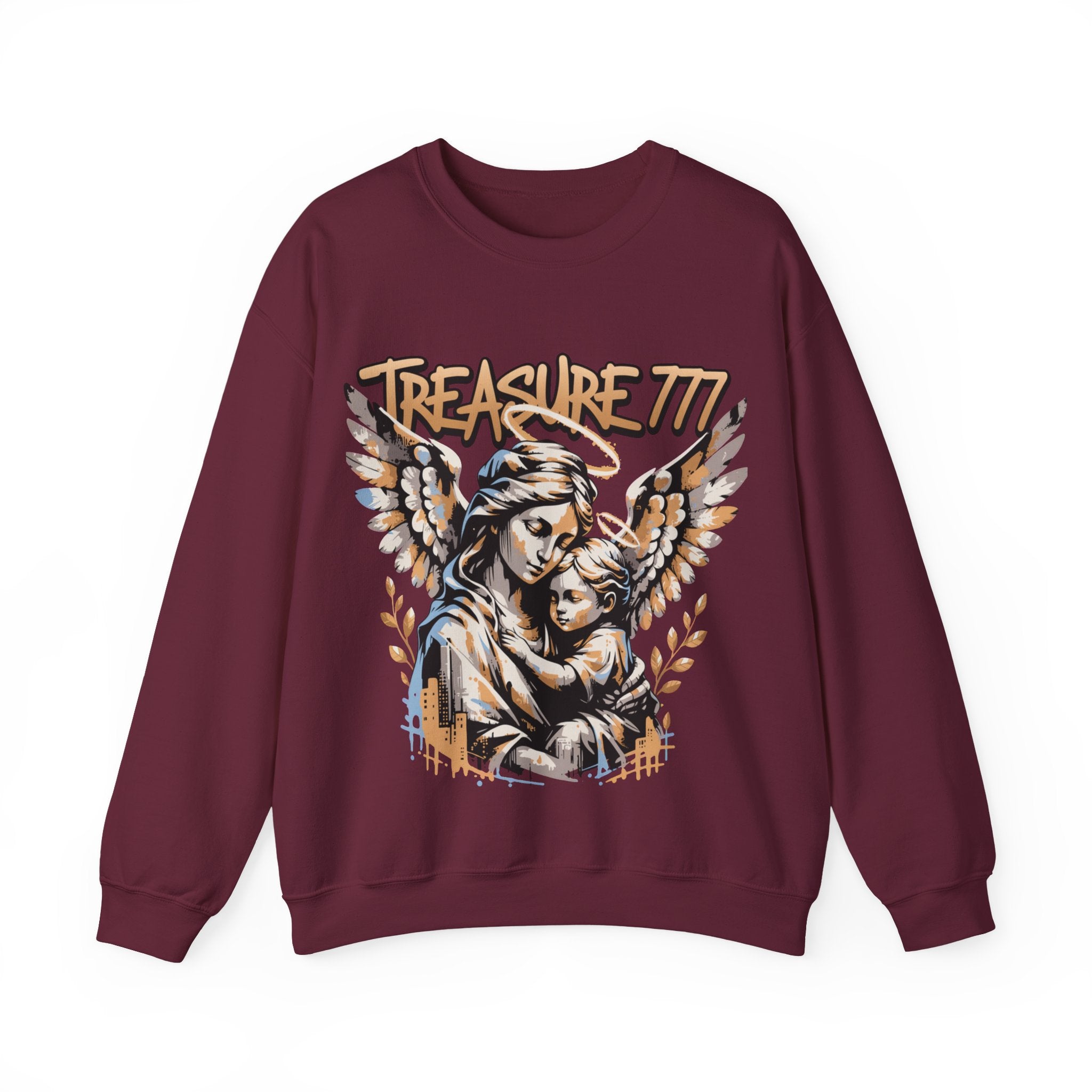 'Treasure 777' Angelic Madonna Graphic Crewneck