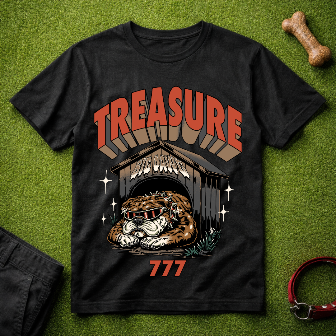 Treasure 777 Big Dawg T-Shirt — Vintage Hoarder Graphic Tee