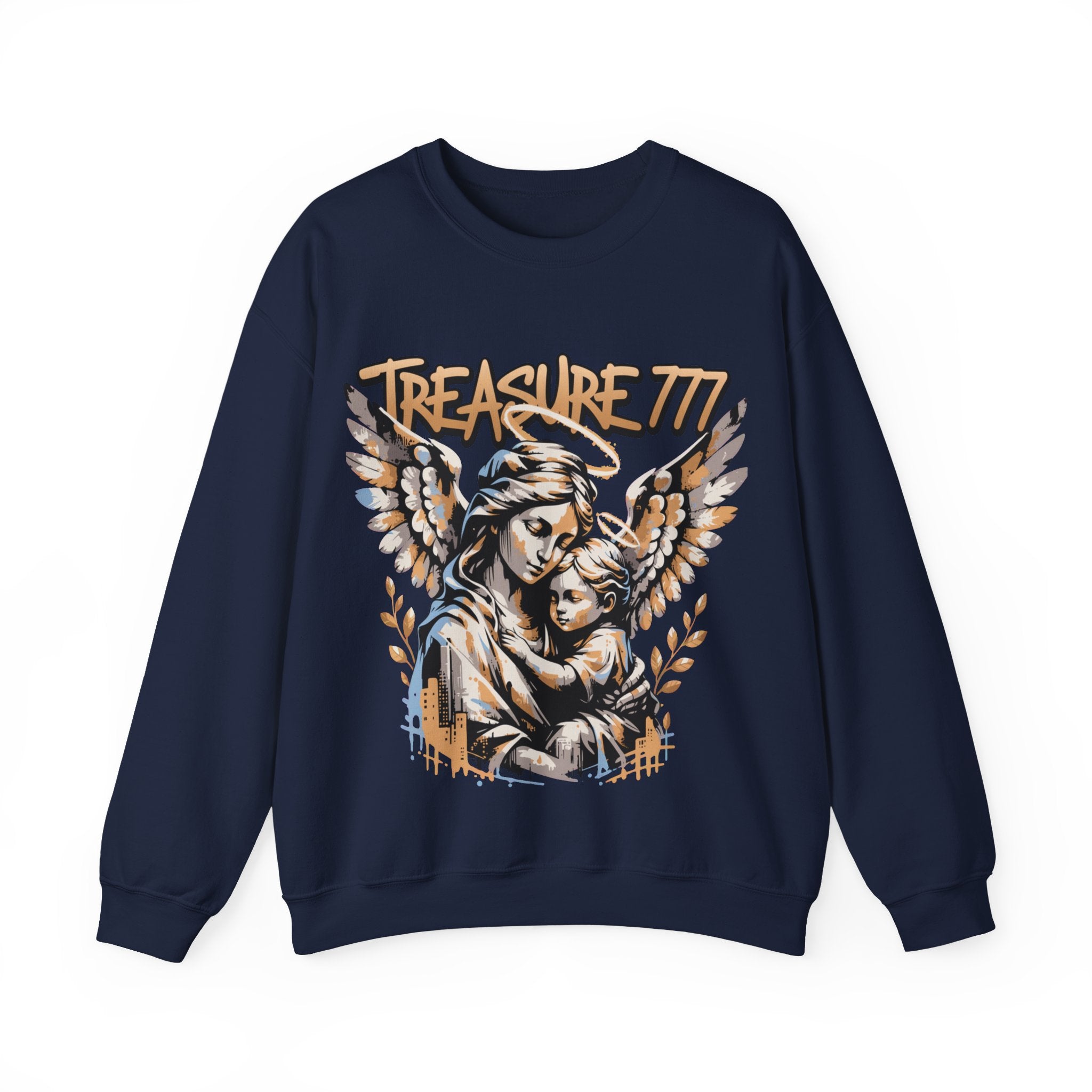 'Treasure 777' Angelic Madonna Graphic Crewneck