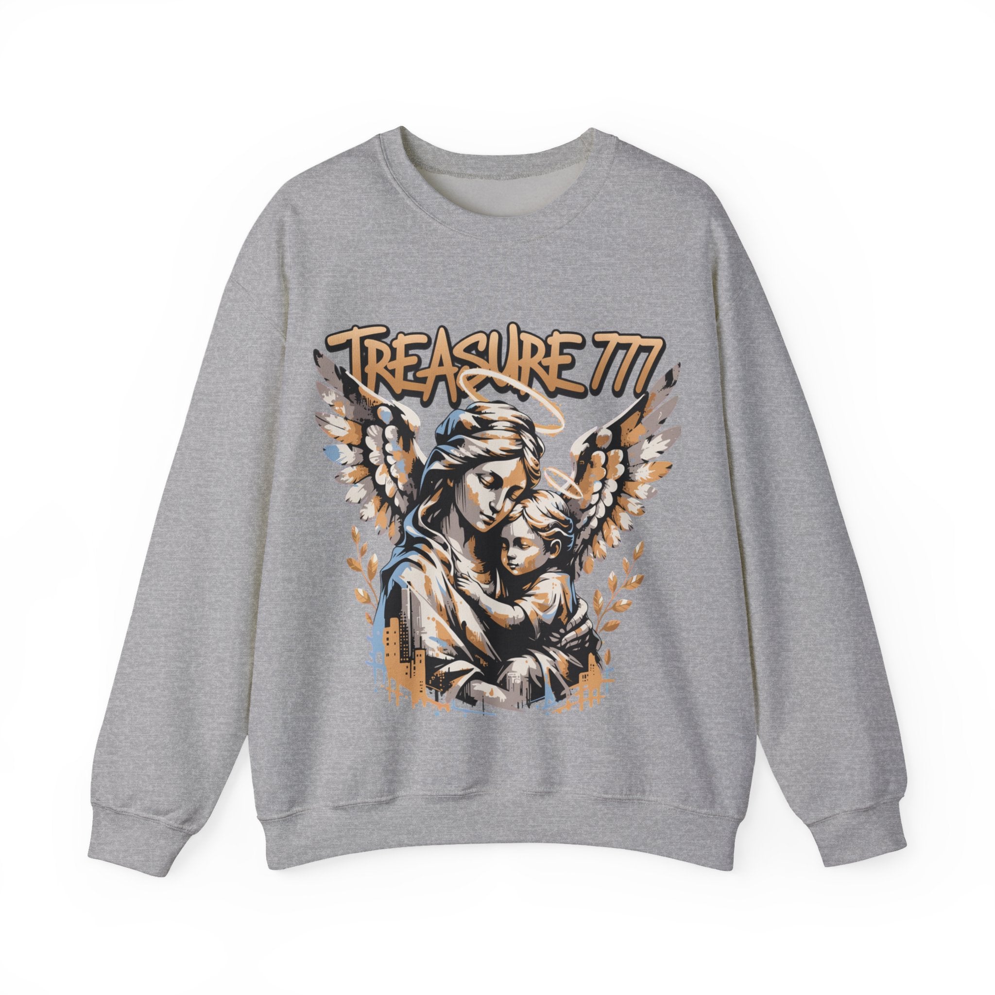 'Treasure 777' Angelic Madonna Graphic Crewneck