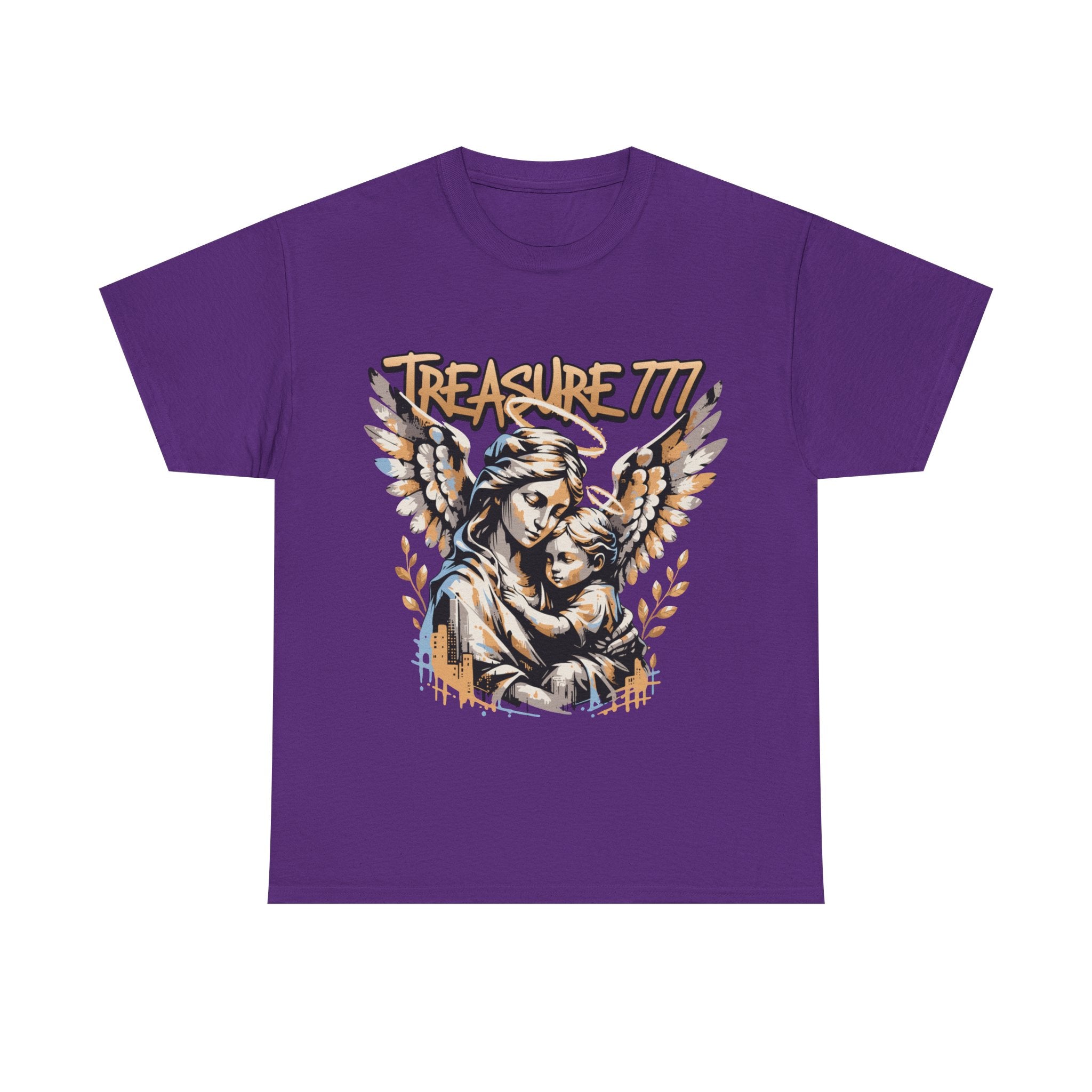 Treasure 777 Angel T-Shirt — Vintage Religious Graphic Tee