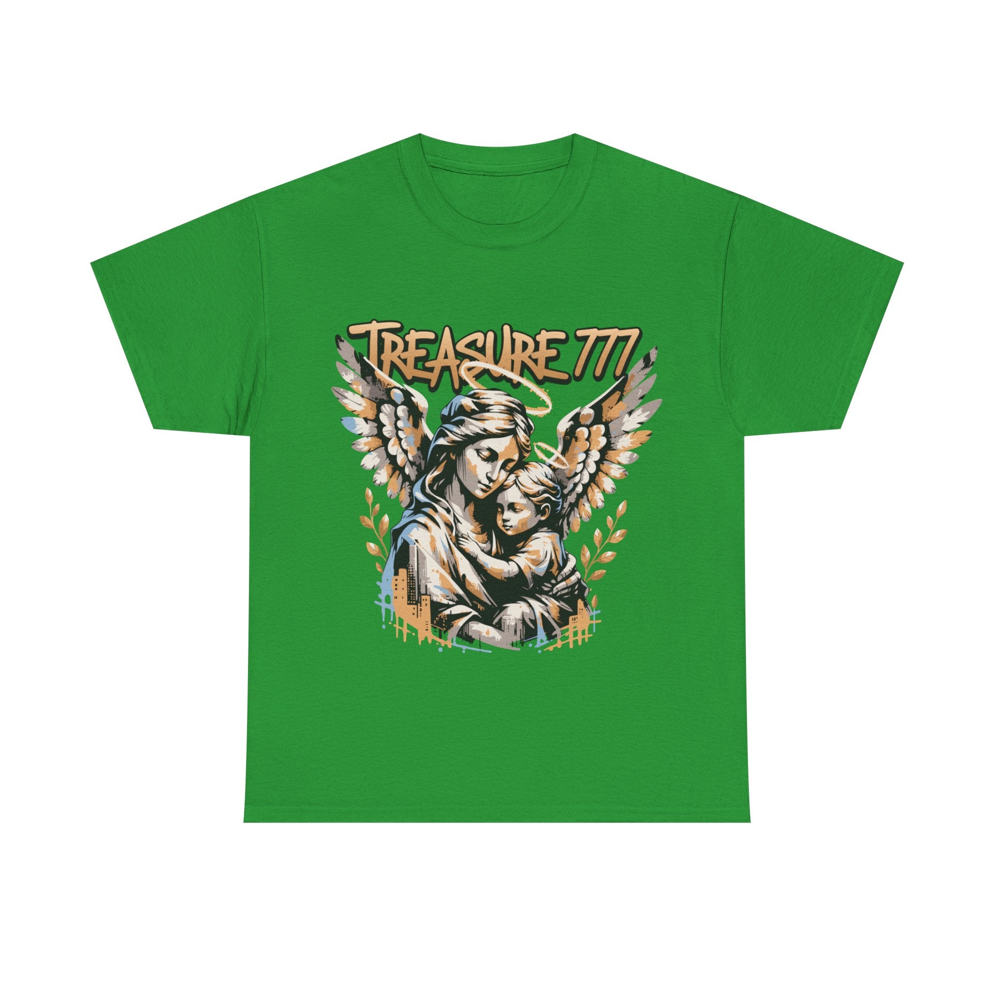 Treasure 777 Angel T-Shirt — Vintage Religious Graphic Tee