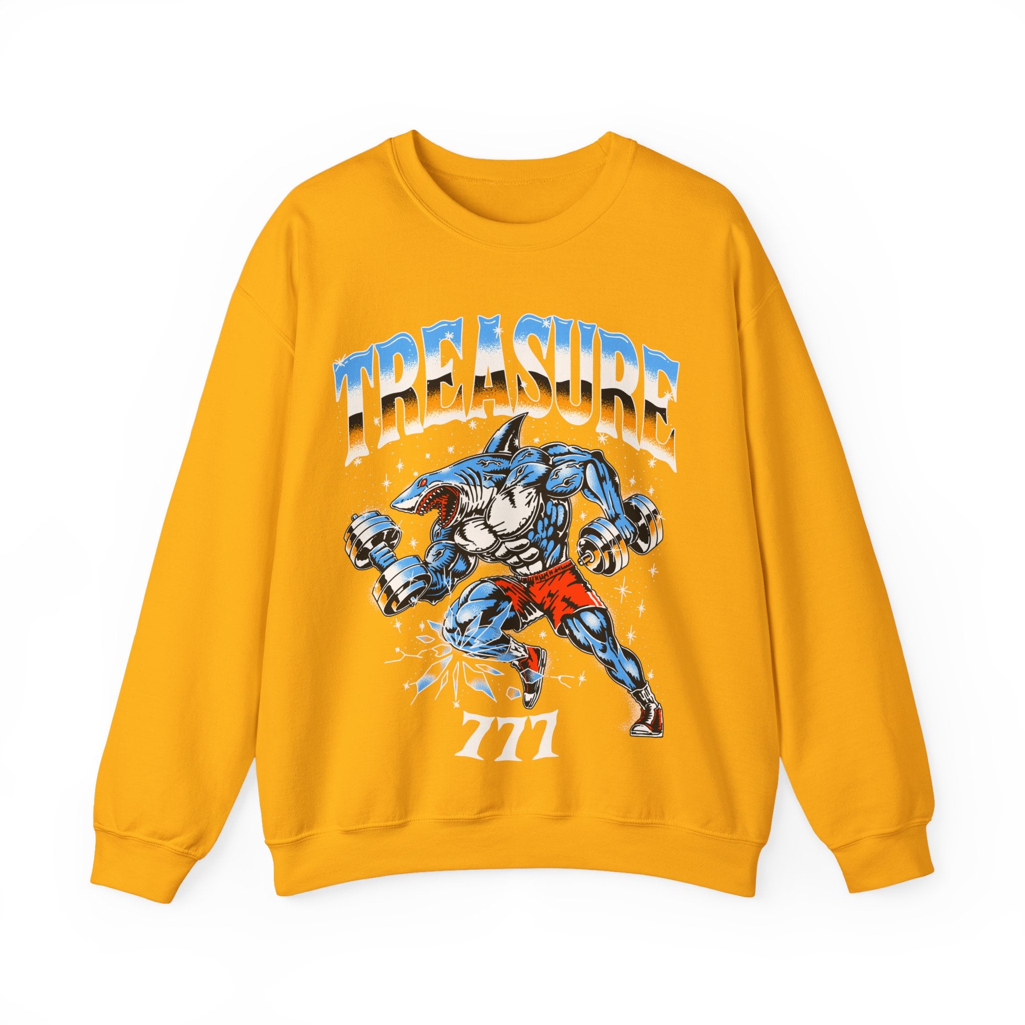 Gym Shark Crewneck Sweatshirt – Treasure 777