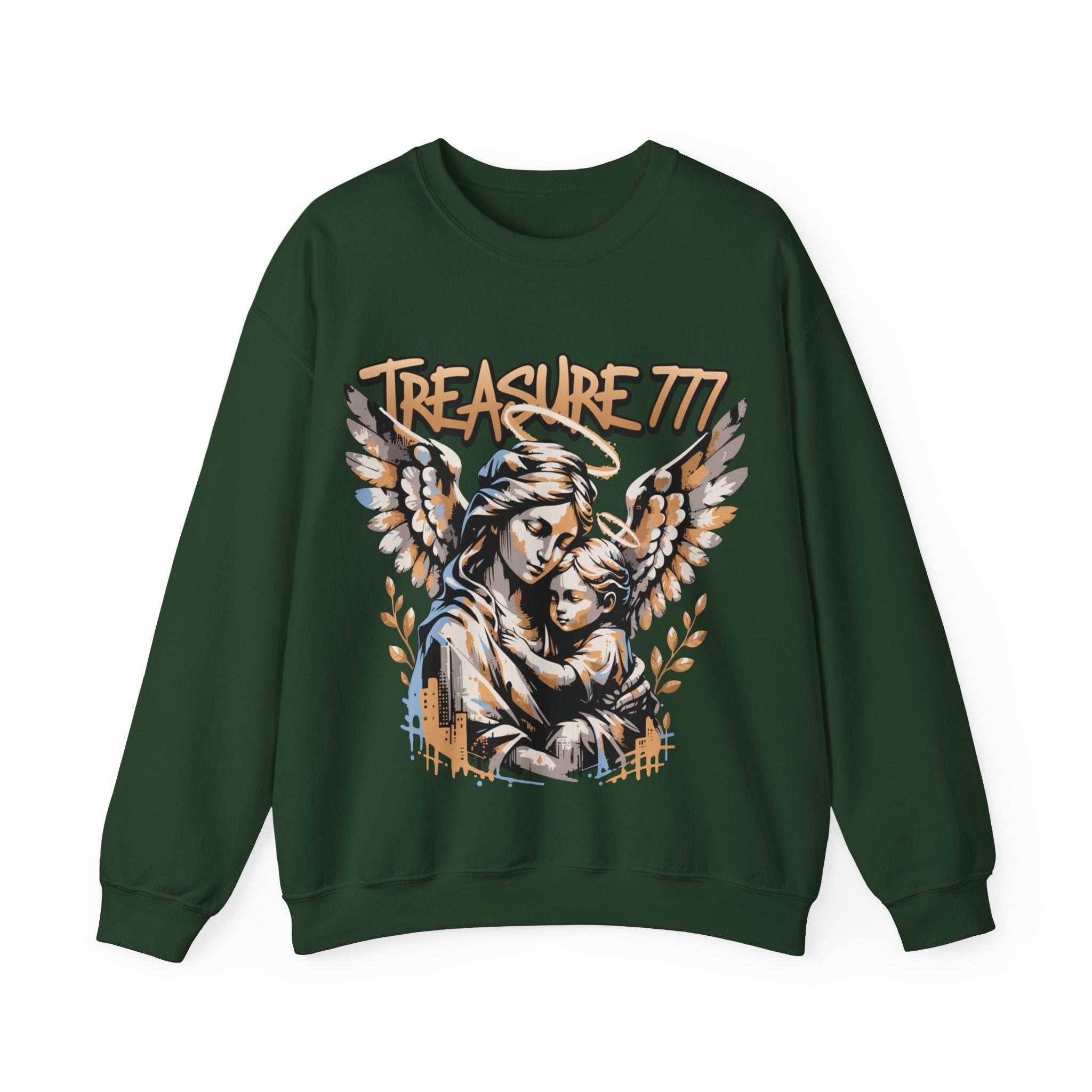 'Treasure 777' Angelic Madonna Graphic Crewneck