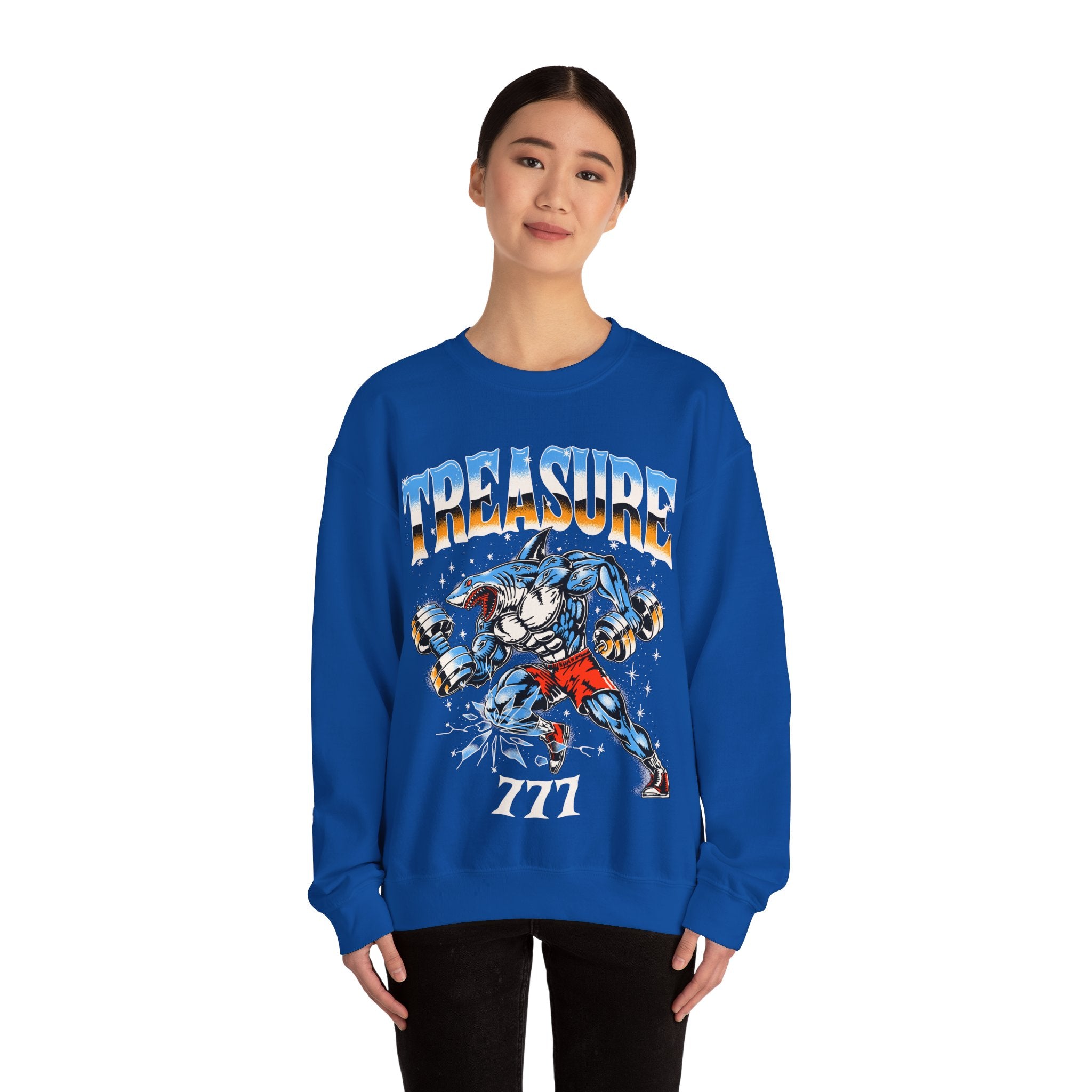 Gym Shark Crewneck Sweatshirt – Treasure 777