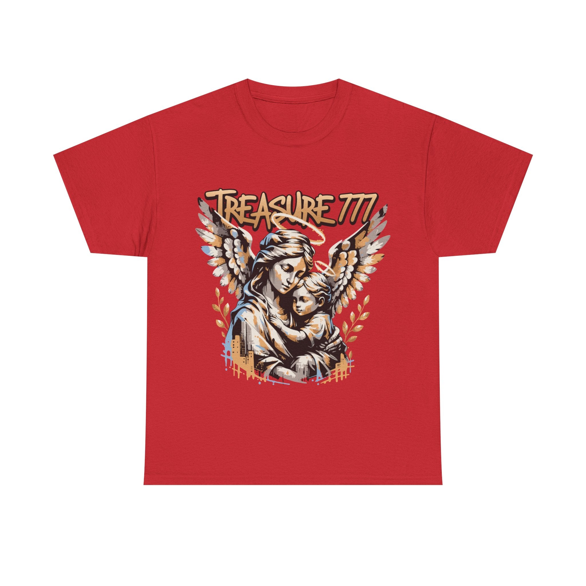 Treasure 777 Angel T-Shirt — Vintage Religious Graphic Tee
