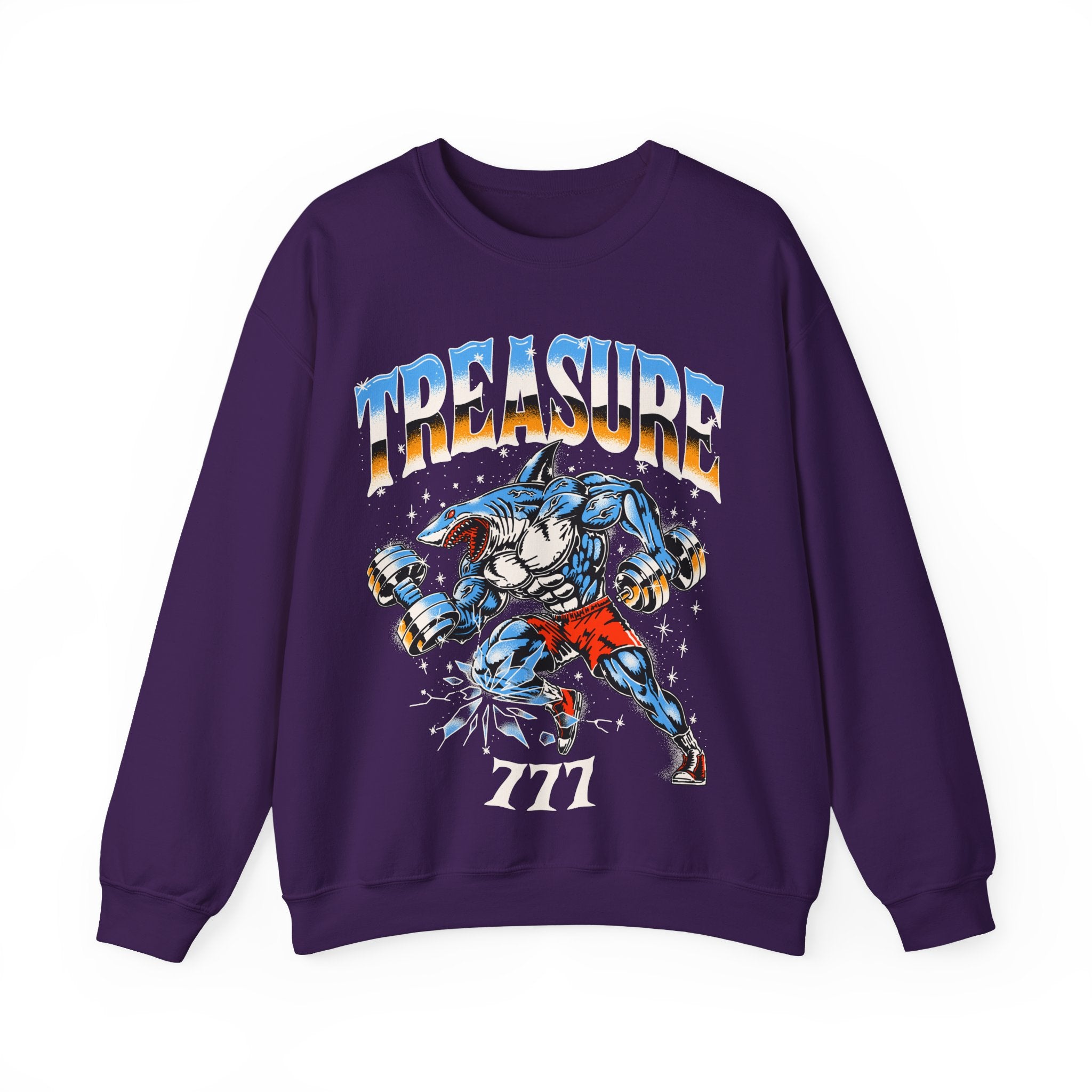 Gym Shark Crewneck Sweatshirt – Treasure 777